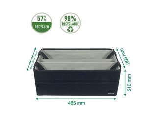 Uzglabāšanas un pārvadāšanas soma Leitz Fabric Hot, pelēka