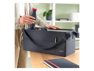 Uzglabāšanas un pārvadāšanas soma Leitz Fabric Hot, pelēka