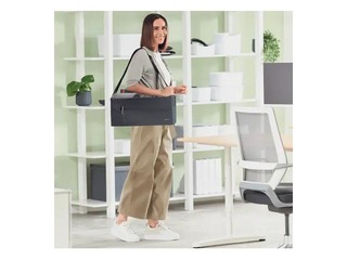 Uzglabāšanas un pārvadāšanas soma Leitz Fabric Hot, pelēka