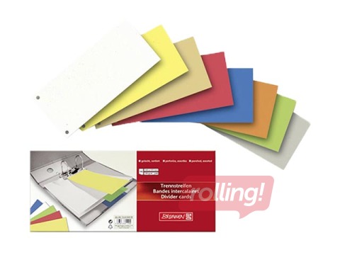 Starplapas Brunnen, kartona, 10.5x24cm, oranžas, 100 gab.