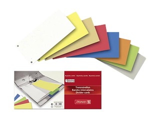 Starplapas Brunnen, kartona, 10.5x24cm, oranžas, 100 gab.