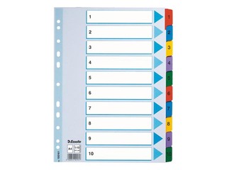 Dokumentu sadalītājs Esselte 1-10, A4, kartona