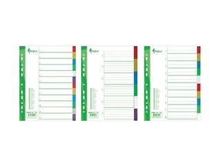 Dokumentu sadalītājs Forpus, A4, 1-5, krāsains