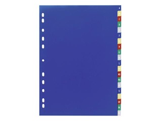 Dokumentu sadalītājs Durable, A4, A-Z, krāsains
