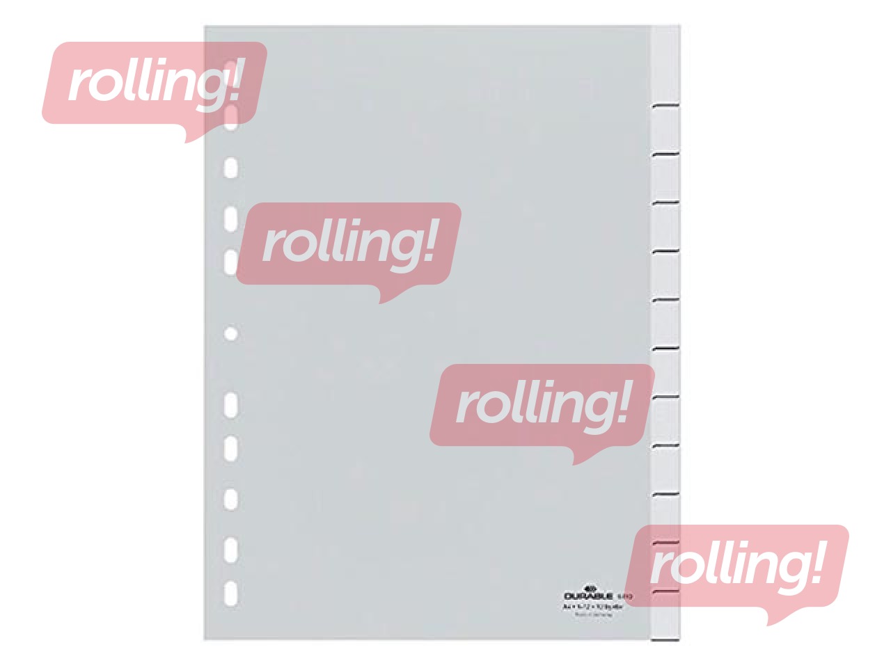 Dokumentu sadalītājs Durable, A4+, ar 12 nomaināmiem indeksiem