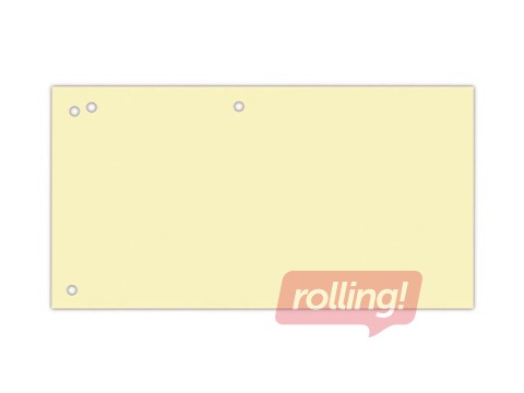 Starplapas Donau, 235x105 mm, kartona, 100 gab., dzeltenas