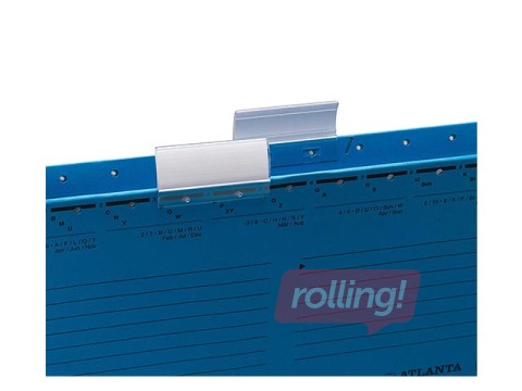 Uzrakstu lodziņi iekarināmajām mapēm Jalema, 60mm, 25 gab./iepak. 