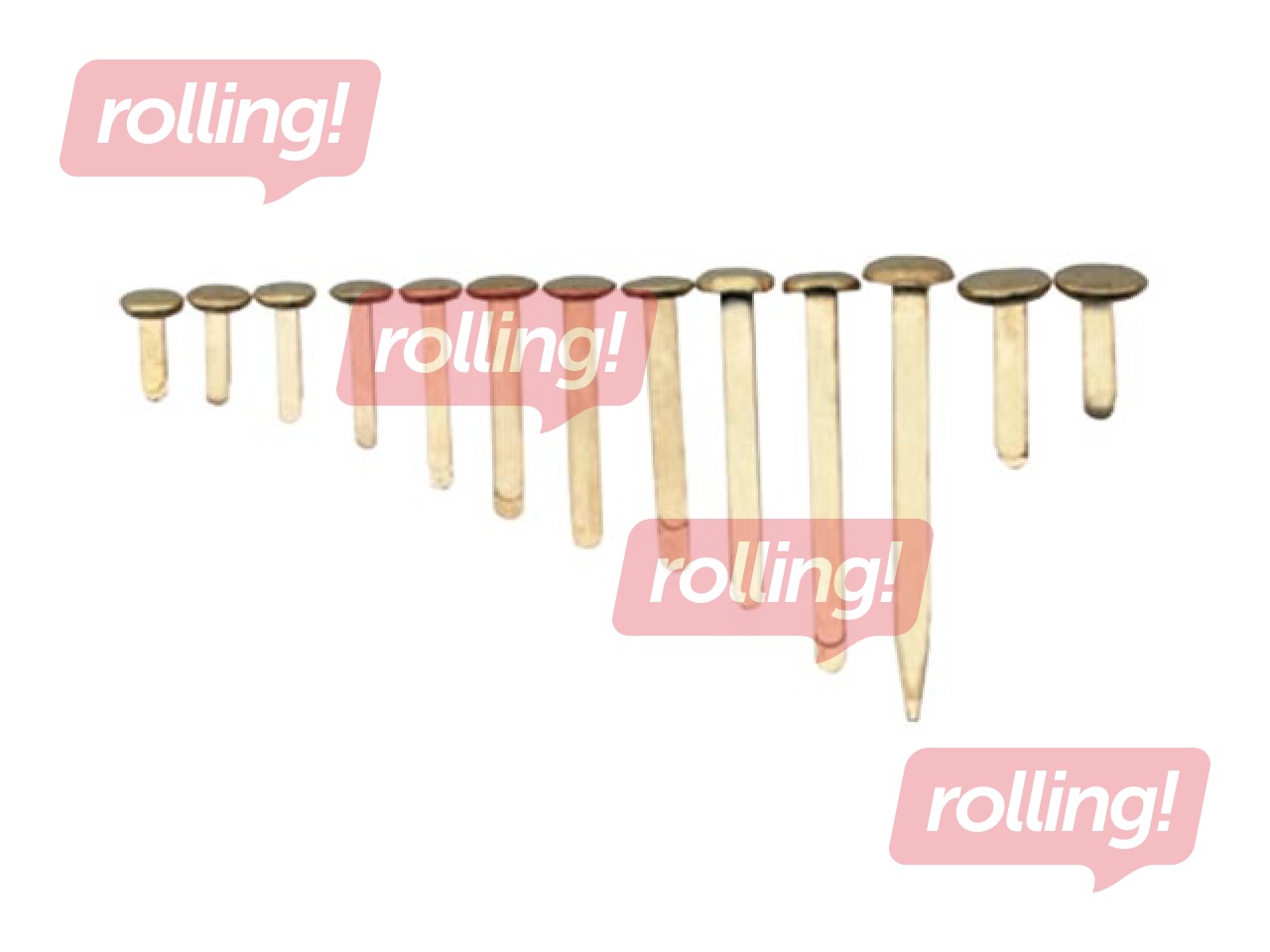 Saspraudes Alco, apaļas, 25mm, 100 gab. 