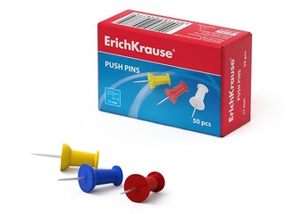 Piespraudes korķa tāfelei ErichKrause, 50 gab., krāsainas