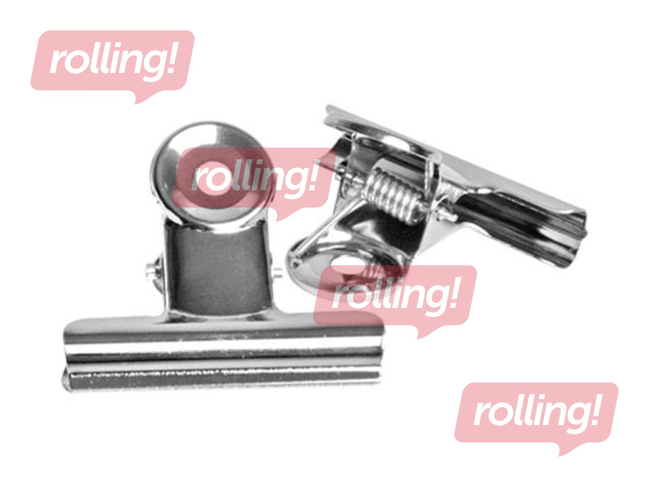 Klipši papīram Forofis, 50mm, 6 gab., sudraba