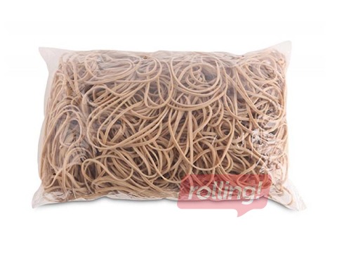 Naudas gumijas, 40 mm, 1 kg, bēšas
