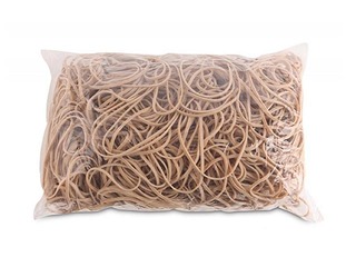 Naudas gumijas, 40 mm, 1 kg, bēšas
