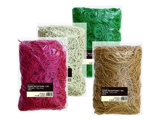 Naudas gumijas, 50 mm, 1 kg, bēšas