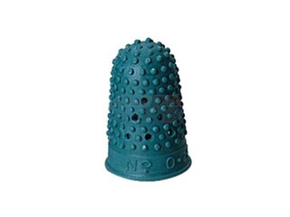 Uzpirksteņi gumijas papīram Nr.2, diametrs 17 mm, 10 gab., zaļi