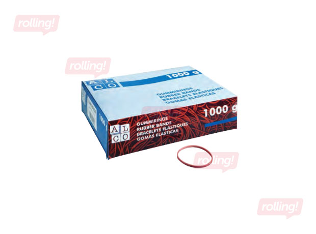 Naudas gumijas, sarkanas, 200x17mm, 1kg