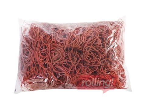 Naudas gumijas, sarkanas, 30mm, 1kg