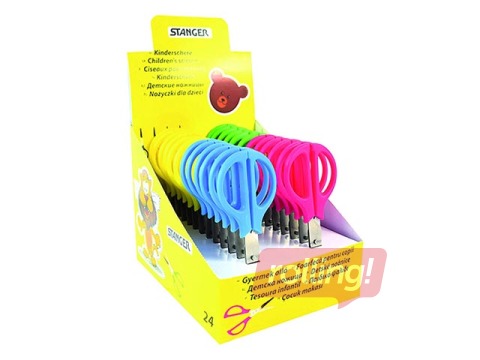 Šķēres bērniem Stanger, 12.5 cm, asorti krāsas