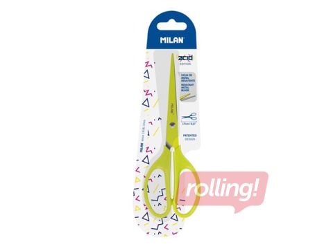 Šķēres Milan Acid, 17 cm, dzeltenas
