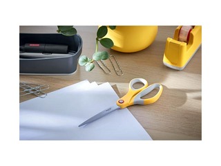 Šķēres Leitz Cosy, titāna, dzeltenas, 20.5cm