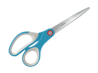 Šķēres Leitz Cosy, titāna, zilas, 20.5cm