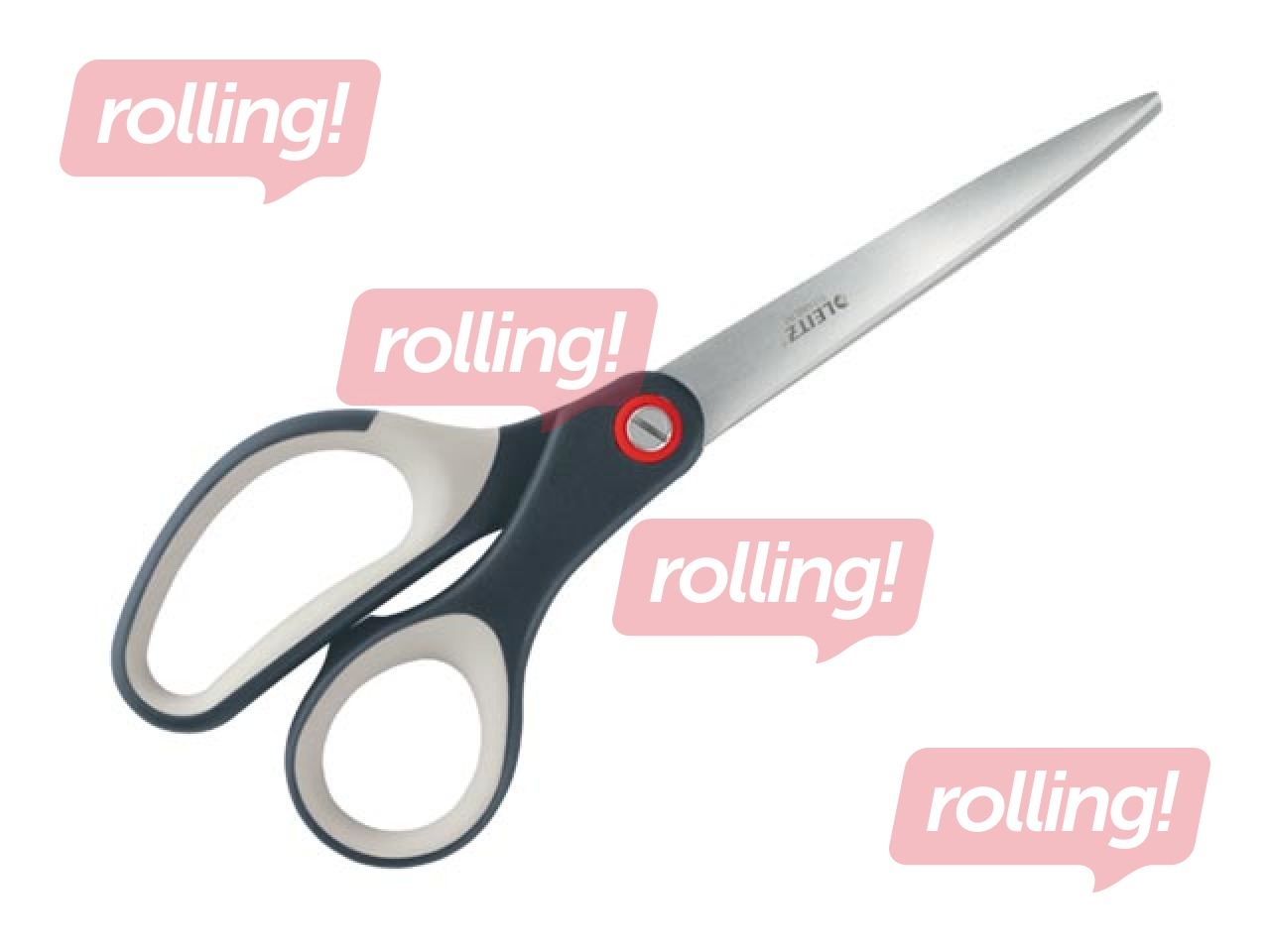 Šķēres Leitz Cosy, titāna, pelēkas, 20.5cm