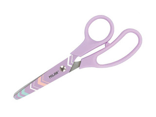 Šķēres bērniem Milan Basic Pastel, ceriņu krāsā, 13.4cm