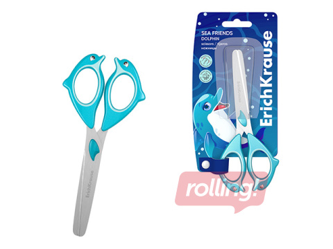 Šķēres bērniem ErichKrause, Dolphin, 13.5cm