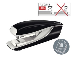 Skavotājs Leitz 5505 Metal, plakanais skavojums, 30 lapām, melns