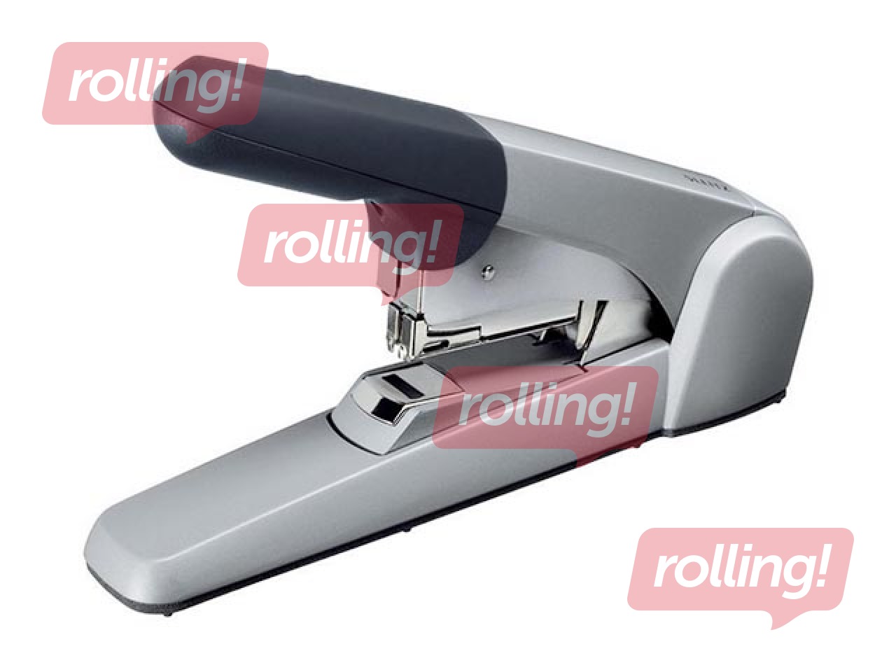 Skavotājs lieljaudas Leitz, līdz 60l, plakanais skavojums, pelēks/melns