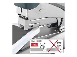 Skavotājs lieljaudas Leitz, līdz 60l, plakanais skavojums, pelēks/melns