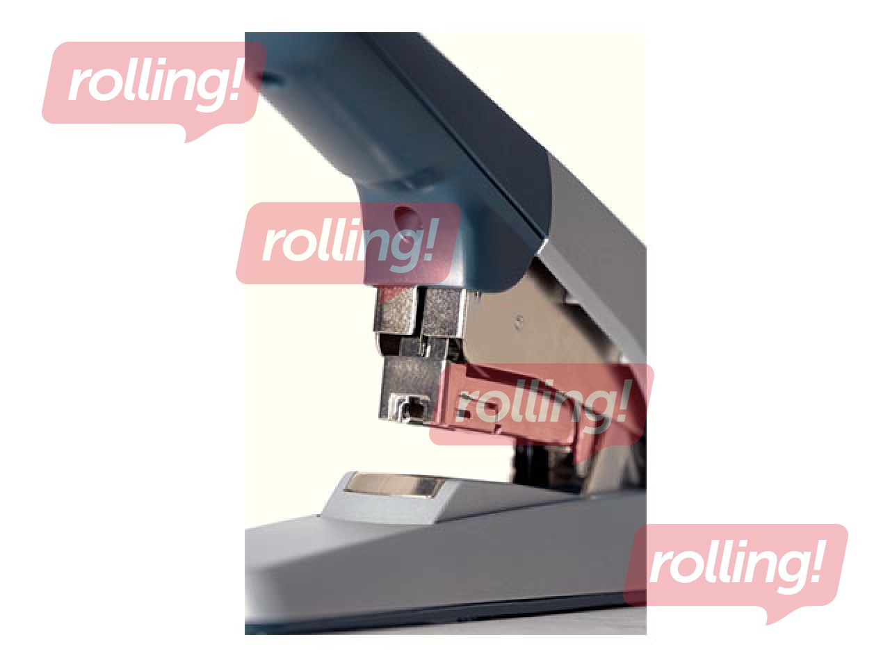 Skavotājs lieljaudas Leitz, līdz 60l, plakanais skavojums, pelēks/melns