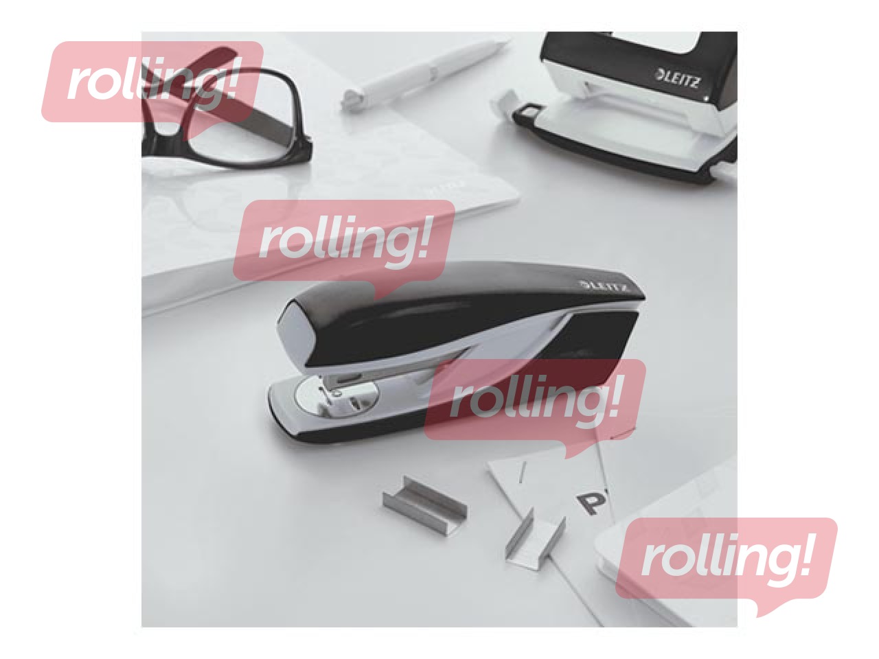 Skavotājs Leitz 5502 WOW, Metal, 30l, melns