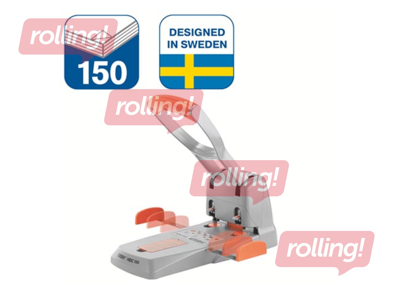 Caurumsitējs Supreme HDC150, 150l, pelēks/oranžs