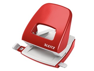 Caurumsitējs Leitz 5008 Metal, 30l., sarkans
