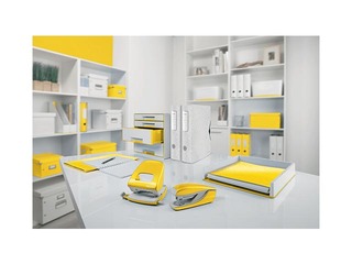 Caurumsitējs Leitz 5008 Metal, 30l., dzeltens