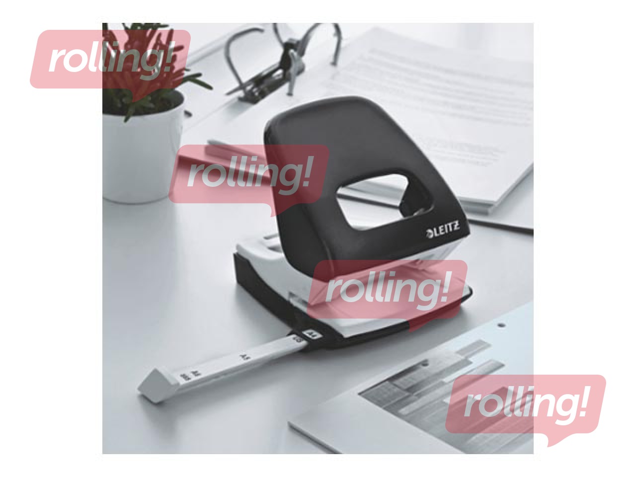 Caurumsitējs Leitz 5008 Metal, 30l., melns