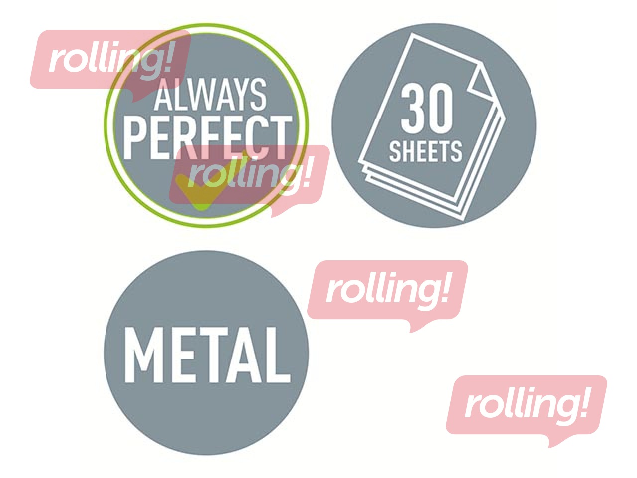 Caurumsitējs Leitz Style Metal, 30l., zaļš