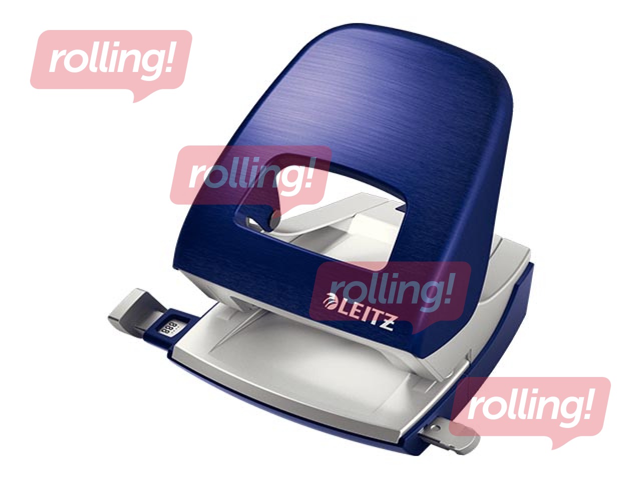 Caurumsitējs Leitz Style Metal, 30l., zils