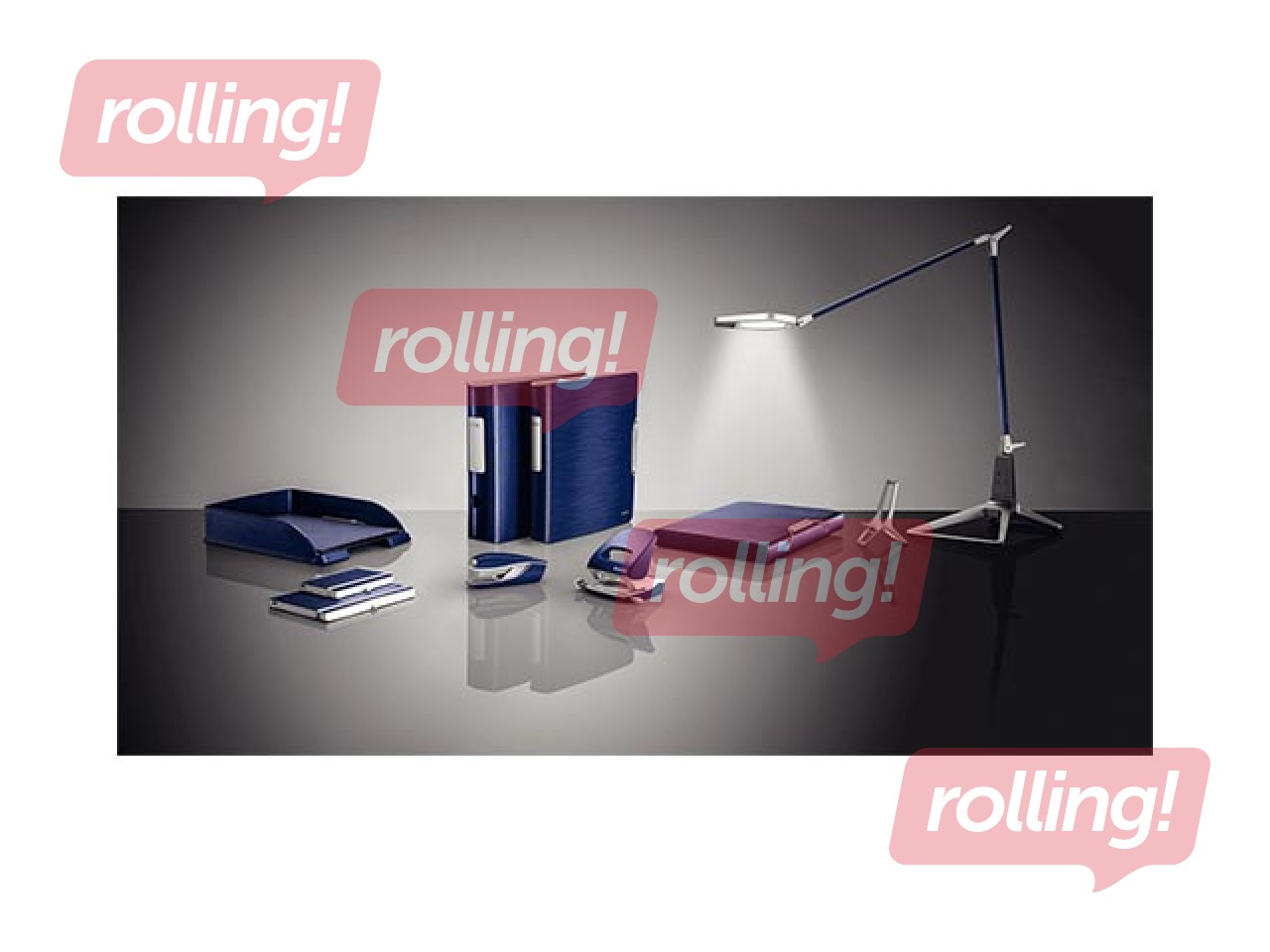 Caurumsitējs Leitz Style Metal, 30l., zils