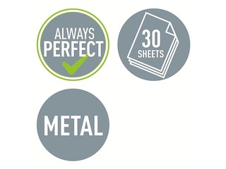 Caurumsitējs Leitz Style Metal, 30l., balts