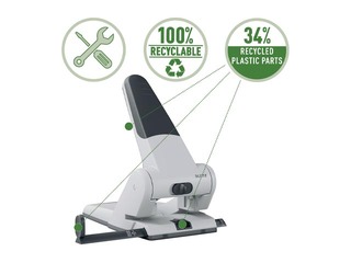 Caurumotājs Leitz, lieljaudas, pelēks