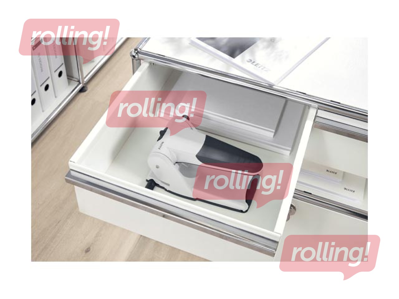 Caurumotājs Leitz, lieljaudas, pelēks