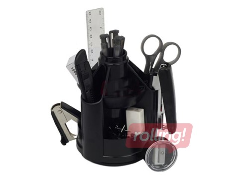 Galda organizators Eagle TY730S, pildīts ar 11 priekšm., melns