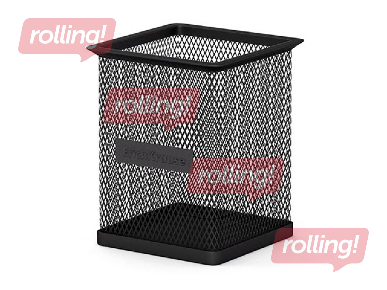 Rakstāmpiederumu trauks ErichKrause, metāla, kantains, melns