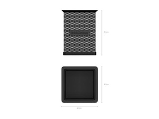 Rakstāmpiederumu trauks ErichKrause, metāla, kantains, melns