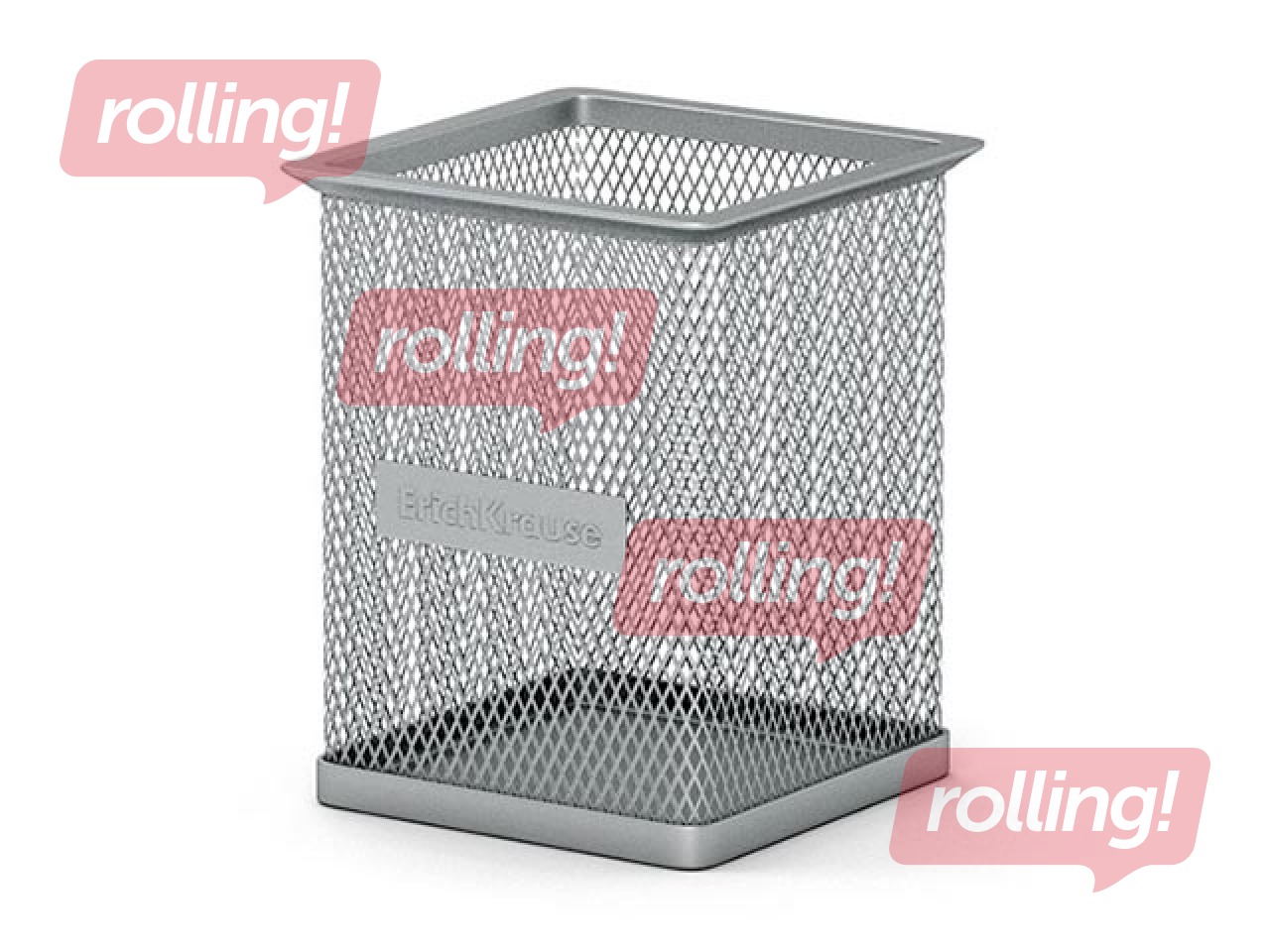 Rakstāmpiederumu trauks ErichKrause, metāla, kantains, sudraba