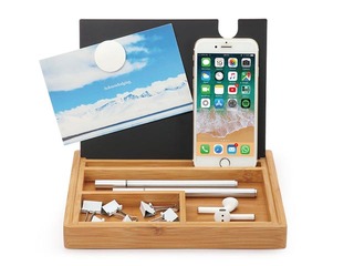 Galda organizators Forofis, bambusa, 220x160x23mm