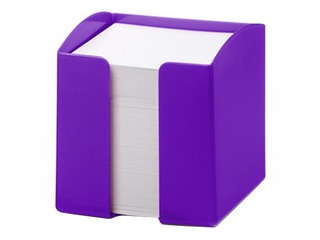 Kastīte piezīmju papīram Durable Trend, 10x10.5x10 cm, plastmasas, violeta