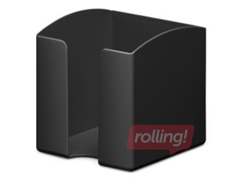 Kastīte piezīmju papīram Durable Eco, 10x10.5x10 cm, plastmasas, melna