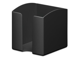 Kastīte piezīmju papīram Durable Eco, 10x10.5x10 cm, plastmasas, melna